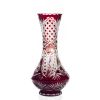 Хрустальная ваза Гладиолус (цветной хрусталь) 160191 Гусевской Хрустальный завод