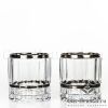 Хрустальные стаканы для виски Платиновая двойка 101748 Бахметьевская артель