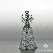 Колокольчик из горного хрусталя с ангелочком (звенит)