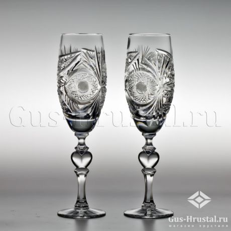 Свадебные бокалы 100106 Гусевской Хрустальный завод