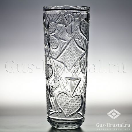 Хрустальная ваза рисунок Масти 100306 Гусь-Хрустальный