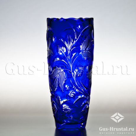 Хрустальная ваза (цветной хрусталь) 100344 Гусь-Хрустальный