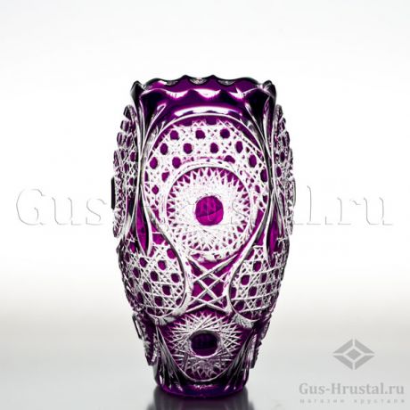 Хрустальная ваза (цветной хрусталь) 100361 Гусевской Хрустальный завод