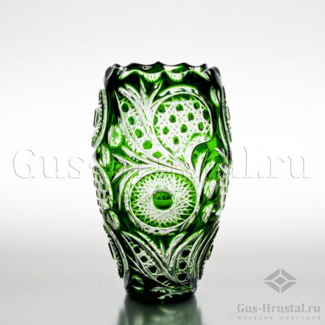 Хрустальная ваза (цветной хрусталь) 100363 Гусь-Хрустальный
