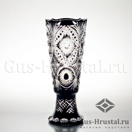 Хрустальная ваза Гвоздика (цветной хрусталь) 100911 Гусевской Хрустальный завод