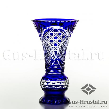 Хрустальная ваза Тюльпан (цветной хрусталь) 101308 Гусевской Хрустальный завод