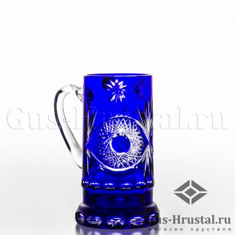 Кружка для пива (цветной хрусталь) 106166 Гусевской Хрустальный завод