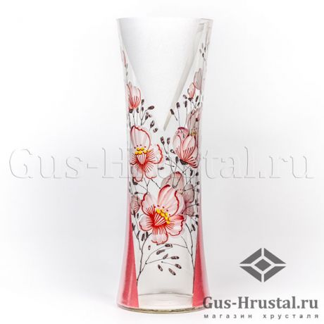 Ваза для цветов Гортензия (стекло, ручная роспись) 101807 Никольск