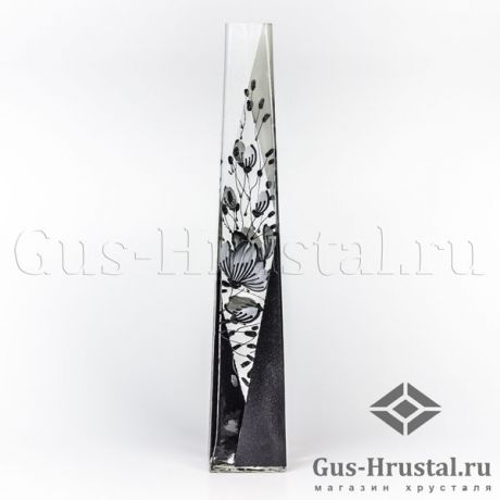Ваза для цветов Элизиум (стекло, ручная роспись) 101819 Никольск