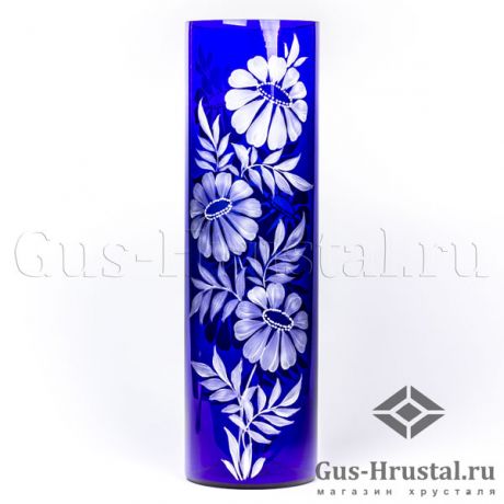 Ваза для цветов Ночные цветы (стекло, ручная роспись) 101837 Никольск