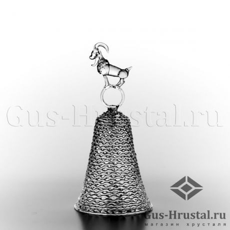 Колокольчик хрустальный Коза (большой) 102280 Гусь-Хрустальный
