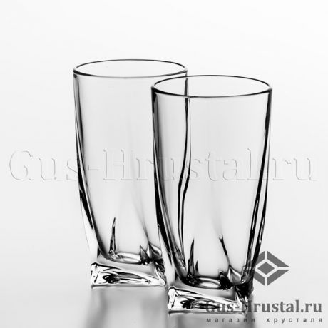 Хрустальные стаканы для коктейля Квадро 102329 CRYSTALITE BOHEMIA