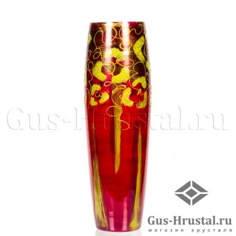 Ваза Бумеранг (стекло, ручная роспись) 102726 Никольск