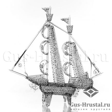 Хрустальный фрегат (2 мачты, малый) 102996 Гусь-Хрустальный