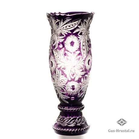Хрустальная ваза Георгин 170041 Бахметьевская артель