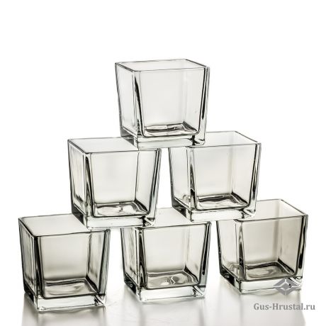 Комплект подсвечников Кубики (10х10 см, стекло, 6 шт) 102198 ЭВИС