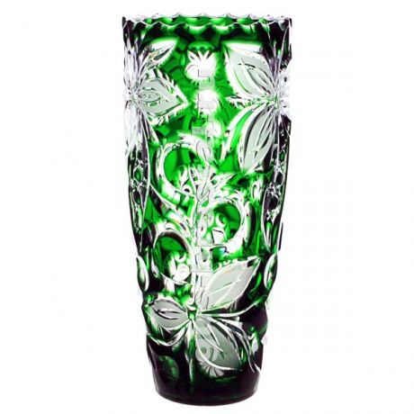 Хрустальная ваза (цветной хрусталь) 119964 Гусь-Хрустальный