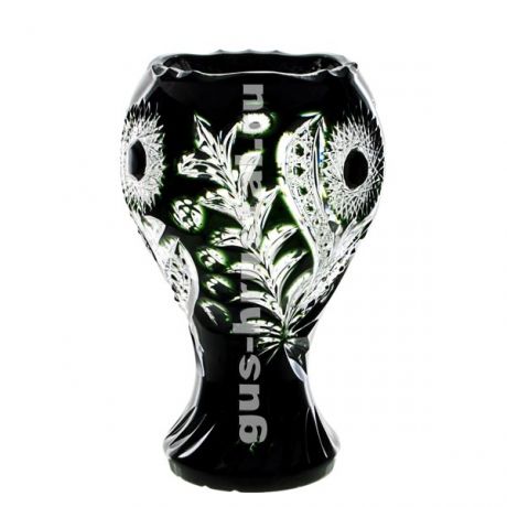 Хрустальная ваза (цветной хрусталь) 119917 Гусь-Хрустальный