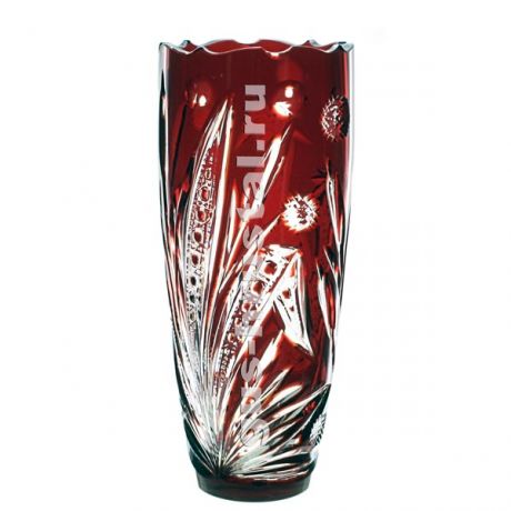 Хрустальная ваза (цветной хрусталь) 119932 Гусь-Хрустальный