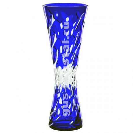 Хрустальная ваза (цветной хрусталь) 119949 Гусевской Хрустальный завод