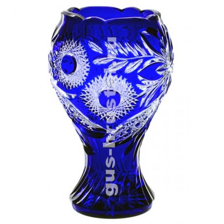 Хрустальная ваза (цветной хрусталь) 119957 Гусь-Хрустальный
