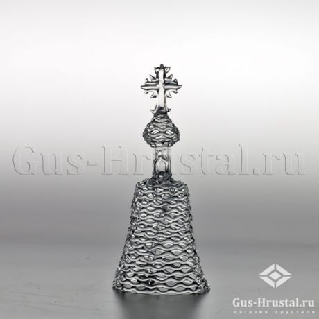 Колокольчик с крестом (горный хрусталь) 000039 Гусь-Хрустальный