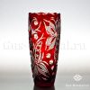 Хрустальная ваза (цветной хрусталь) 100343 Гусь-Хрустальный
