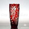 Хрустальная ваза (цветной хрусталь) 100343 Гусь-Хрустальный