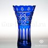 Хрустальная ваза (цветной хрусталь) 100346 Гусь-Хрустальный
