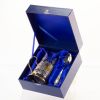 Подарочный набор Чайный с позолотой в жестком футляре (подстаканник на выбор) 102554 Кольчугинский завод цветных металлов
