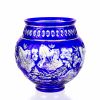 Хрустальная ваза Братина (цветной хрусталь) 170698 Бахметьевская артель