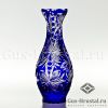 Хрустальная ваза Алладин (цветной хрусталь) 100913 Гусевской Хрустальный завод