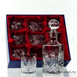 Подарочный набор для виски: штоф и шесть стаканов 102856 NEMAN (Сrystal)