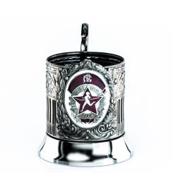 Никелированный подстаканник "ГТО - готов к труду и обороне" 750096 Кольчугинский завод цветных металлов