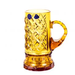 Кружка для пива Престиж (цветной хрусталь) 460010 Гусевской Хрустальный завод