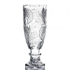 Хрустальная ваза ЮБИЛЕЙНАЯ - БА-521ХС - Ваза для цветов из бесцветного хрусталя Хрустальная ваза Юбилейная 160525 Бахметьевская артель