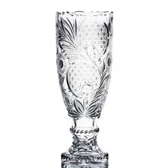 Хрустальная ваза ЮБИЛЕЙНАЯ - БА-521ХС - Ваза для цветов из бесцветного хрусталя Хрустальная ваза Юбилейная 160525 Бахметьевская артель