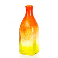 Декоративная ваза Бутыль (31 см, гутная техника, стекло) 150087 NEMAN (Glass)