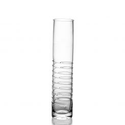 Ваза-колба Спираль (30см, стекло) 150091 NEMAN (Glass)
