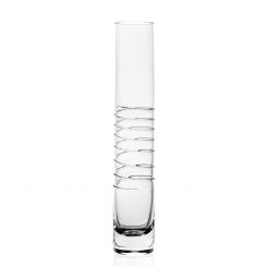 Ваза-колба Спираль (36см, стекло) 150093 NEMAN (Glass)