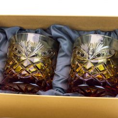 Хрустальные стаканы для виски Фараон  (2 шт) 600140 Гусевской Хрустальный завод