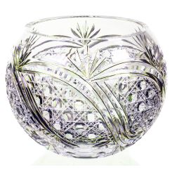 Хрустальная ваза Шар (с позолотой) 160617 Бахметьевская артель