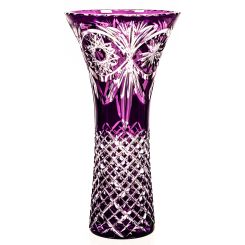 Хрустальная ваза Цветник 870007 Бахметьевская артель