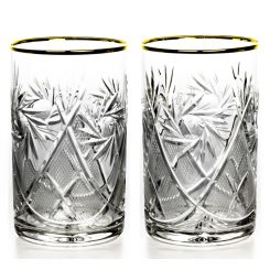 Подарочный набор хрустальных стаканов (отводка золотом) 600270 NEMAN