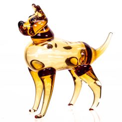 Сувенир - Собака (цветной хрусталь) 690021 Гусевской Хрустальный завод