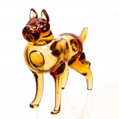 Сувенир - Собака (цветной хрусталь) 690022 Гусевской Хрустальный завод