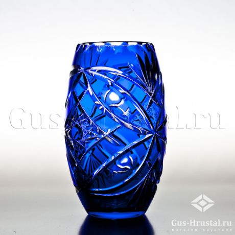 Хрустальная ваза (цветной хрусталь) 100345 Гусь-Хрустальный