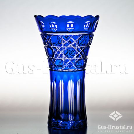 Хрустальная ваза (цветной хрусталь) 100346 Гусь-Хрустальный