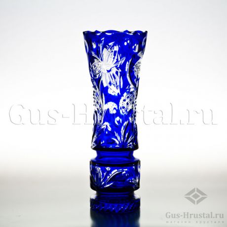 Хрустальная ваза (цветной хрусталь) 100349 Гусь-Хрустальный
