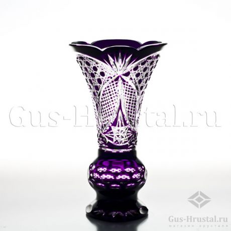 Хрустальная ваза (цветной хрусталь) 100350 Гусевской Хрустальный завод